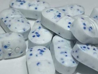 Phentermine blue and white pills